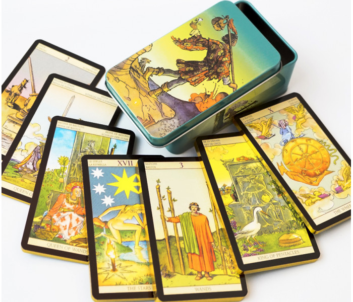 Таро Нового Бачення - Tarot of the New Vision in a tin. China (9420326)