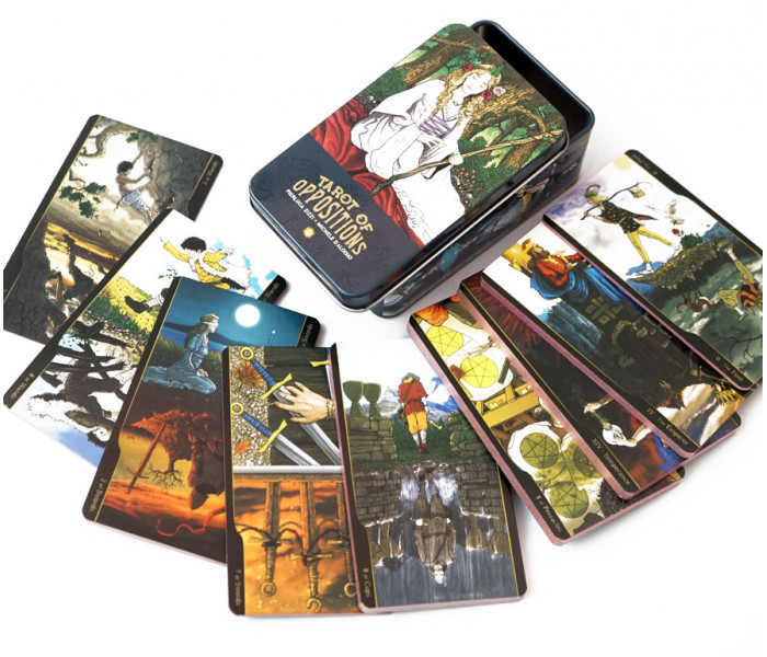 Таро Протилежностей - Tarot of Oppositions in a tin. China (9420307)