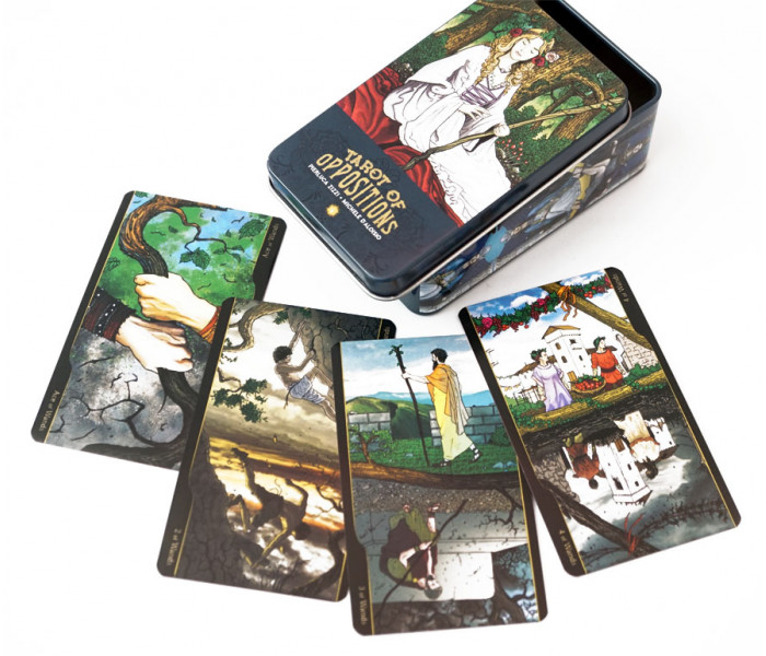 Таро Протилежностей - Tarot of Oppositions in a tin. China (9420307)