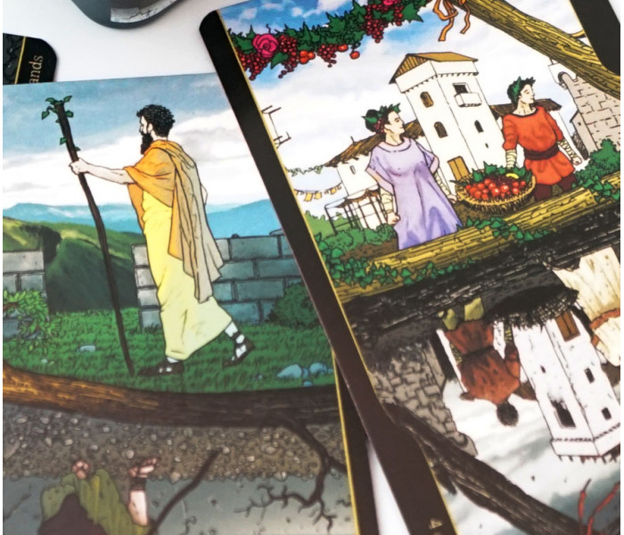 Таро Протилежностей - Tarot of Oppositions in a tin. China (9420307)