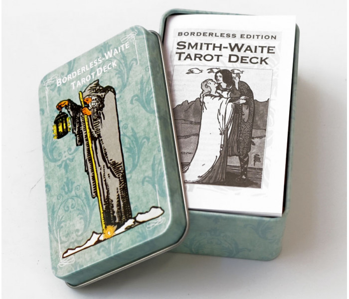 Таро Уейта безрамкове - Waite Borderless Tarot in a tin. China (9420317)