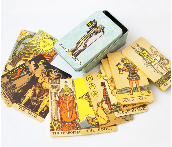 Таро Уейта безрамкове - Waite Borderless Tarot in a tin. China (9420317)