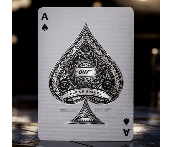 Гральні карти Theory11 James Bond 007 Foiled Silver Edition