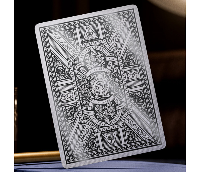 Гральні карти Theory11 James Bond 007 Foiled Silver Edition