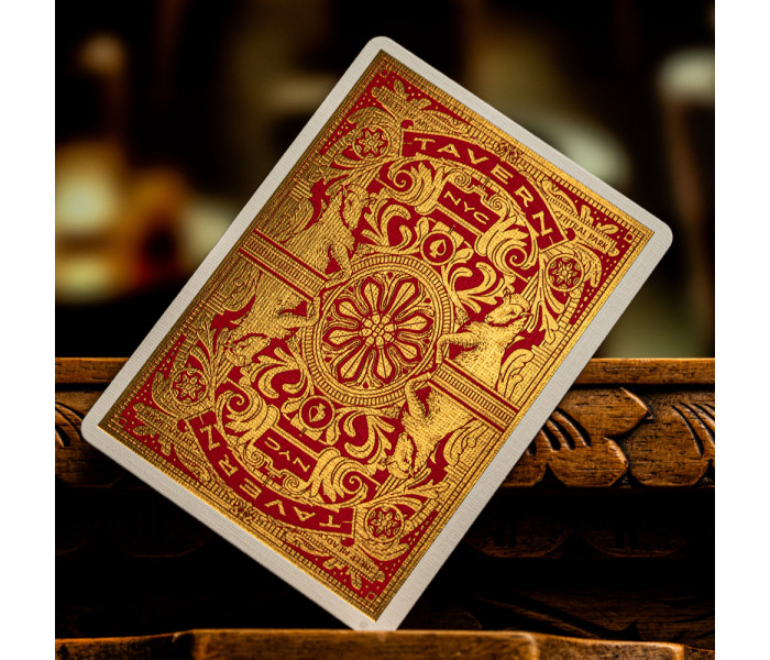 Игральные карты Theory11 Tavern on the Green: Foiled Red Limited Edition