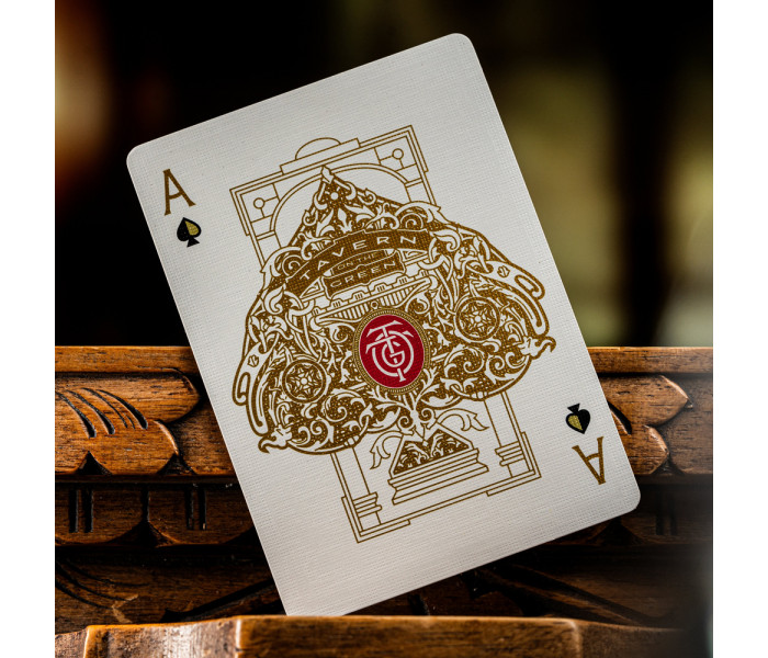 Игральные карты Theory11 Tavern on the Green: Foiled Red Limited Edition