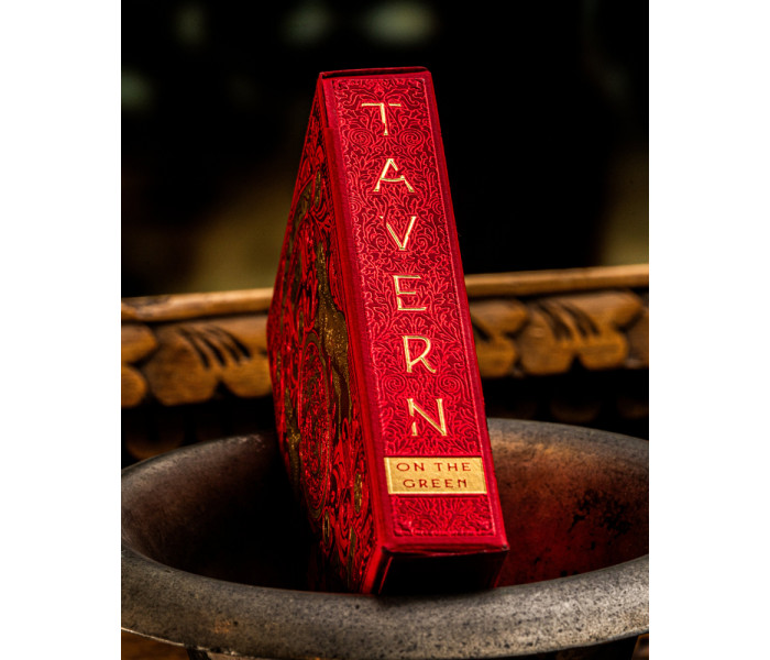 Игральные карты Theory11 Tavern on the Green: Foiled Red Limited Edition