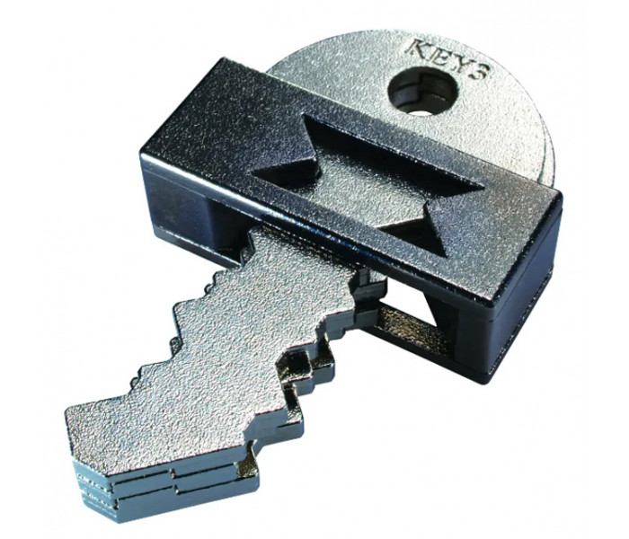 Металлическая головоломка Ключ-3 (Key III), 6 уровень. Huzzle (515121)