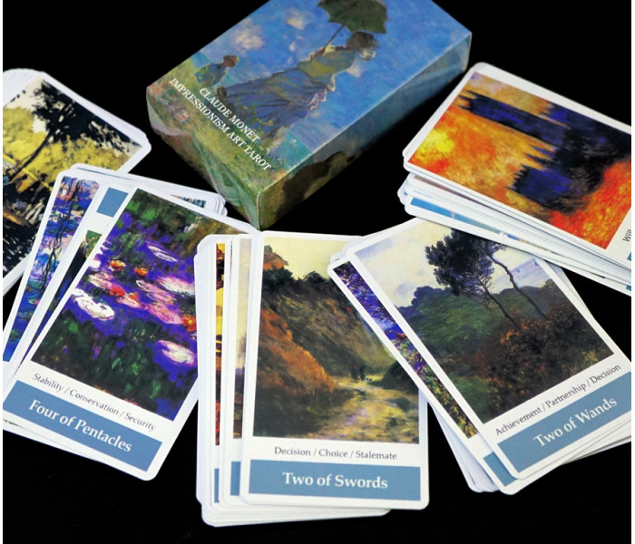 Таро Клод Моне Мистецтво Імпресіонізму - Claude Monet impressionism art Tarot. China (9420134)