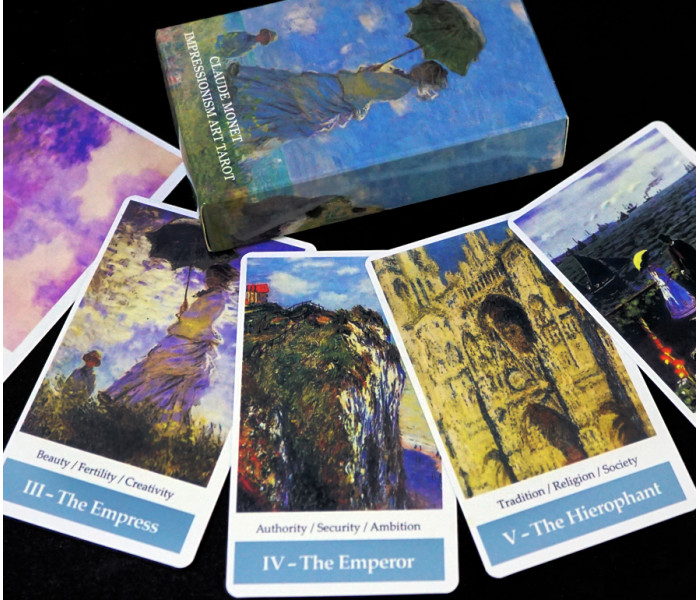 Таро Клод Моне Мистецтво Імпресіонізму - Claude Monet impressionism art Tarot. China (9420134)
