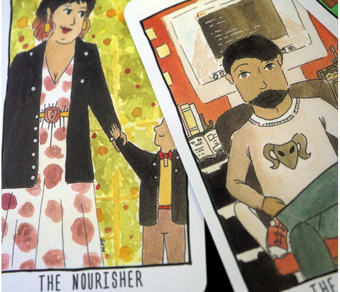 Таро Причудливых Креативщиков - The Quirky Creatives Tarot. China (9420101)