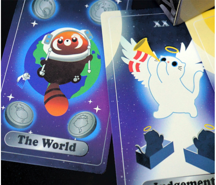 Таро Инь Ян Кот Универкот - Yin Yang Cat Univercat Tarot. China (9420180)