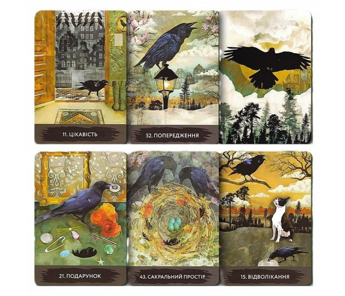Оракул Міського Ворона - Urban Crow Oracle Cards (UA)