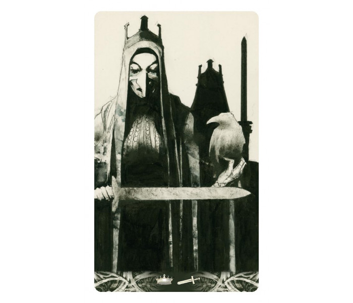 Мини Таро Ворон Смерти - Murder of Crows Mini Tarot . Lo Scarabeo