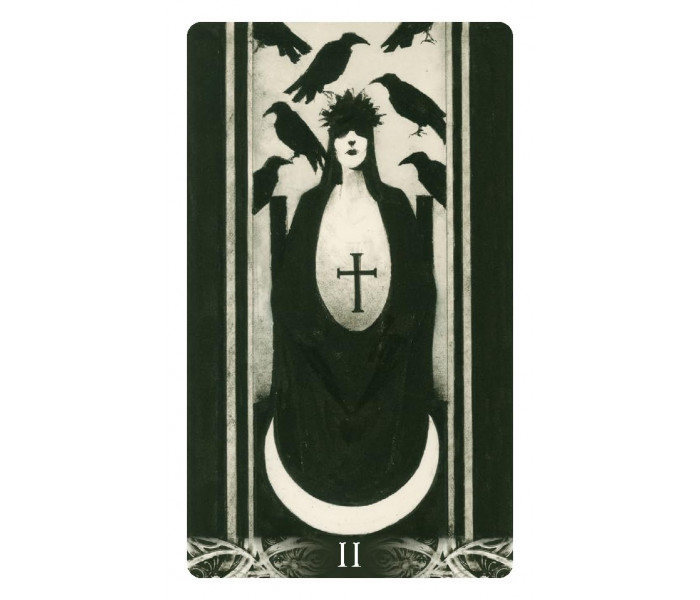 Мини Таро Ворон Смерти - Murder of Crows Mini Tarot . Lo Scarabeo
