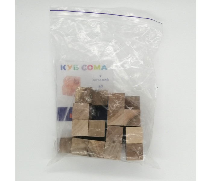 Деревянная головоломка Куб Сома. Круть Верть