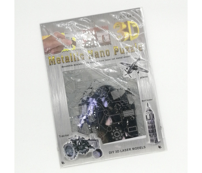Збірна металева 3D модель Замок Попелюшки (№303). Китайський Metal Earth