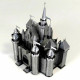 Збірна металева 3D модель Замок Дісней (№261). Китайський Metal Earth