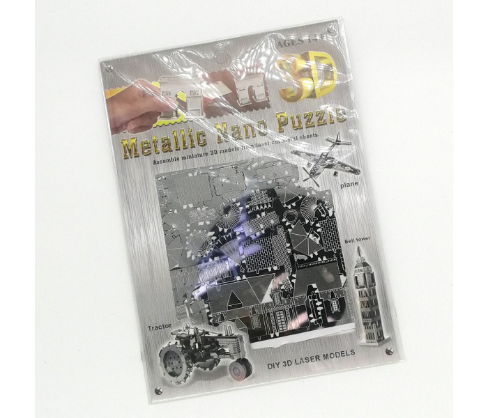 Збірна металева 3D модель Замок Дісней (№261). Китайський Metal Earth