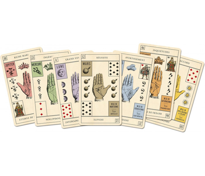 Современная Гадательная Колода Руки (французское издание) - Le Nouveau Jeu de la Main Oracle cards French edition. Cartamundi