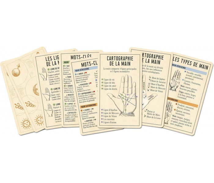 Современная Гадательная Колода Руки (французское издание) - Le Nouveau Jeu de la Main Oracle cards French edition. Cartamundi