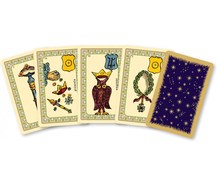 Таро Марселя и Беллинского Оракула – Minis Jeux Tarot de Marseille French edition. Cartamundi