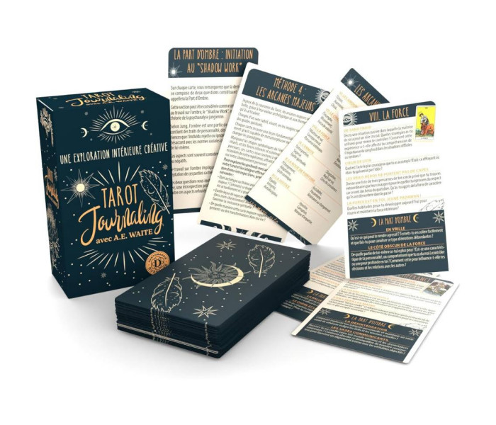 Таро-дневник с А.Э. Уэйтом (французское издание) – Tarot Journaling avec A.E. Waite cards French Edition. Cartamundi
