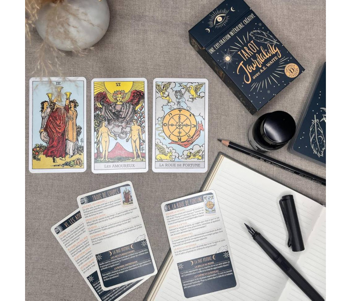 Таро-дневник с А.Э. Уэйтом (французское издание) – Tarot Journaling avec A.E. Waite cards French Edition. Cartamundi