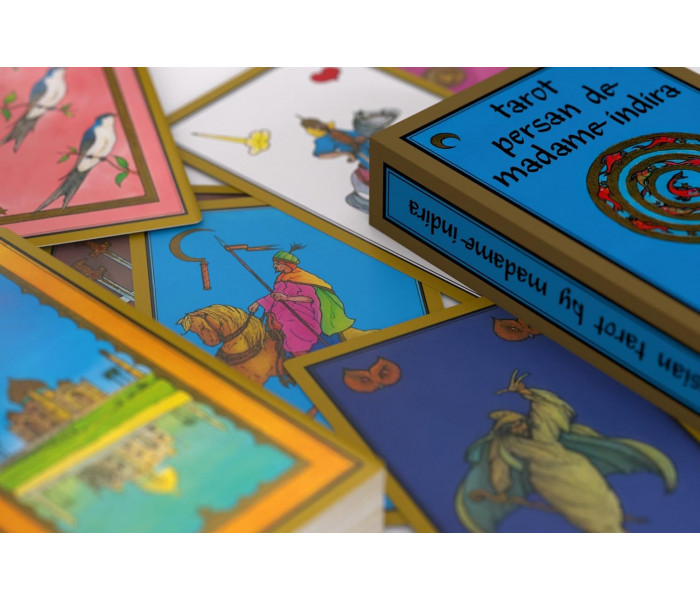 Персидское Таро мадам Индира (французское издание) - Tarot Persan de Madame Indira Cards french Edition. Cartamundi