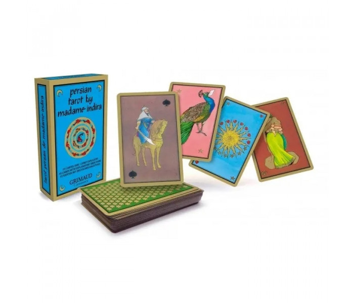 Персидское Таро мадам Индира (французское издание) - Tarot Persan de Madame Indira Cards french Edition. Cartamundi