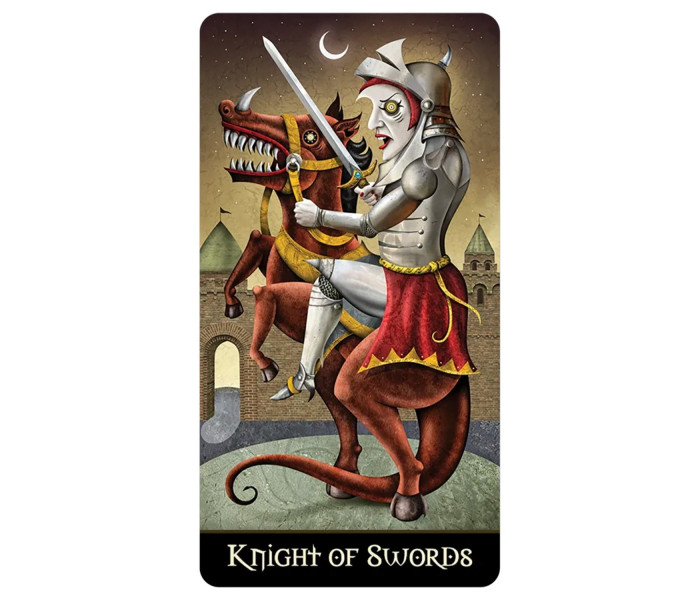 Безрамкове Міні Таро Божевільного Місяця - Deviant Moon Tarot Borderless Miniature Edition. US Games Systems