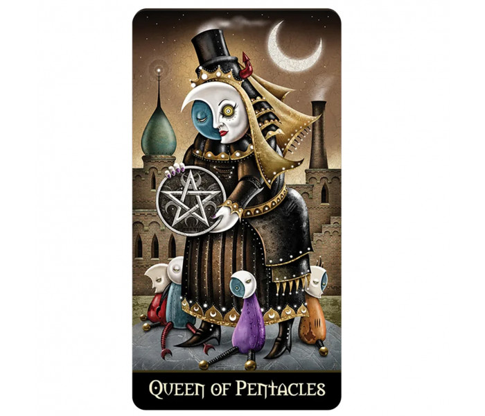 Безрамкове Міні Таро Божевільного Місяця - Deviant Moon Tarot Borderless Miniature Edition. US Games Systems
