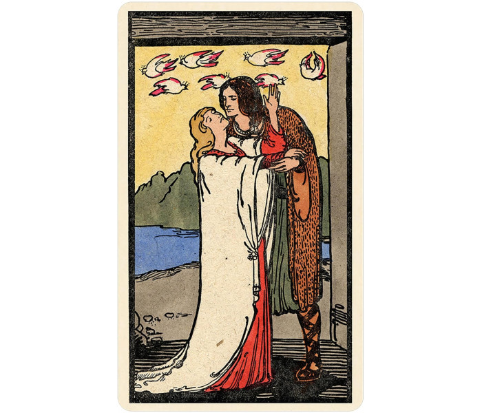 Безрамочное Мини Таро Смита-Уэйта - Smith-Waite Tarot Deck Borderless Mini Edition. US Games Systems