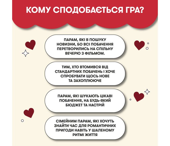 Игра для влюбленных "100 невероятных свиданий". Orner