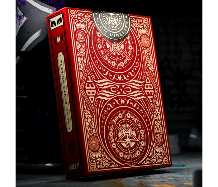 Гральні карти Theory11 OBEY Red