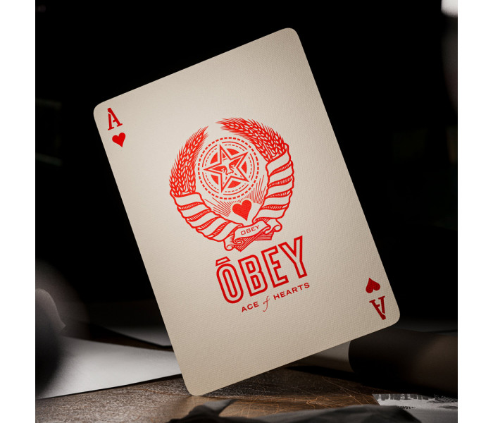 Гральні карти Theory11 OBEY Red
