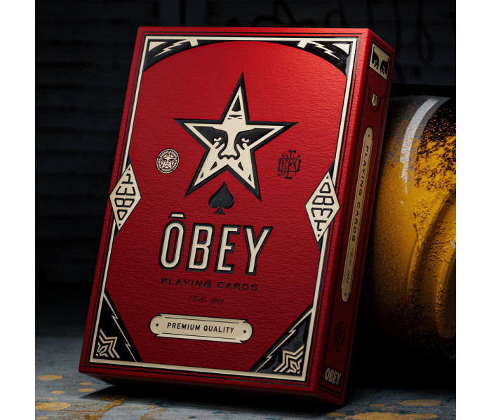 Гральні карти Theory11 OBEY Red