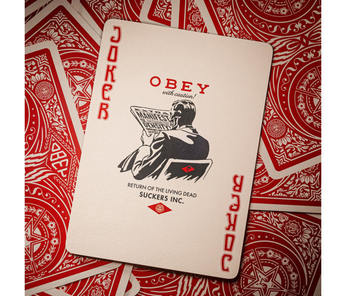 Гральні карти Theory11 OBEY Red