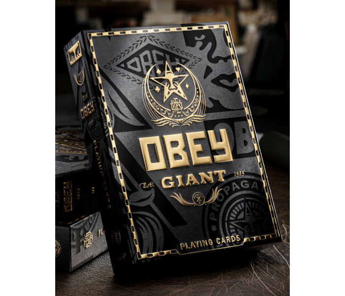 Игральные карты Theory11 OBEY Gold