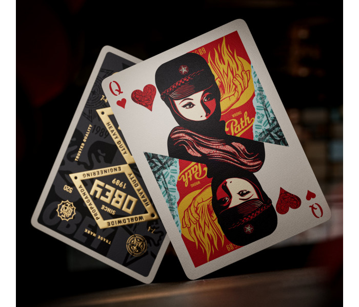 Игральные карты Theory11 OBEY Gold