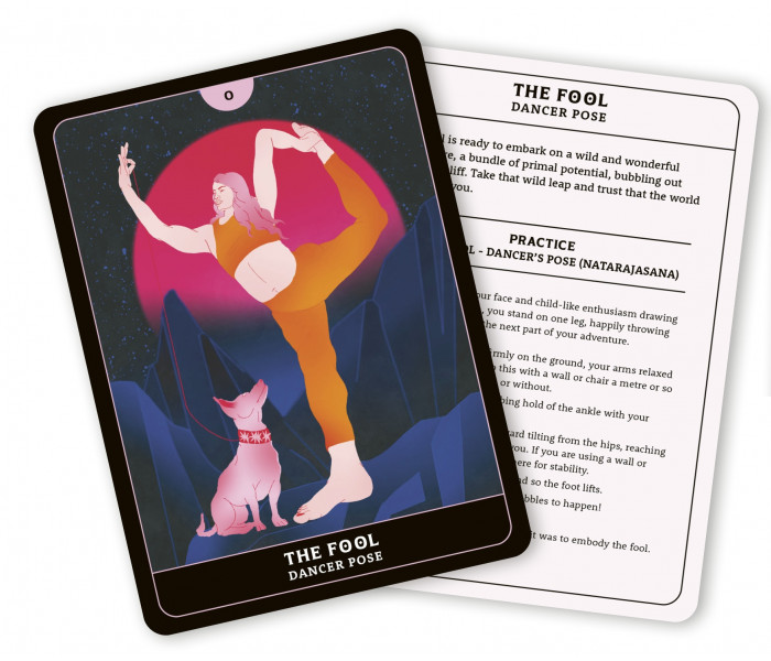 Карты Йога Сквозь Таро - Yoga Through Tarot. Leaping Hare Press