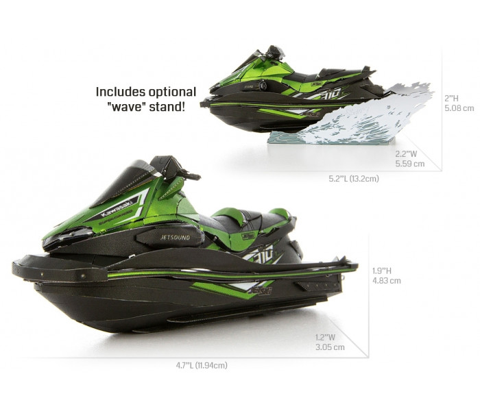 Металлическая сборная 3D модель Kawasaki Jet Ski Ultra 310LX. Metal Earth (ICX144)