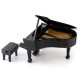 Металлическая сборная 3D модель Grand Piano In Color. Metal Earth (ME1028)