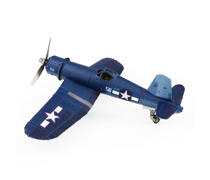 Металева збірна 3D модель F4U Corsair in color. Metal Earth (ME1030)