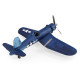 Металева збірна 3D модель F4U Corsair in color. Metal Earth (ME1030)