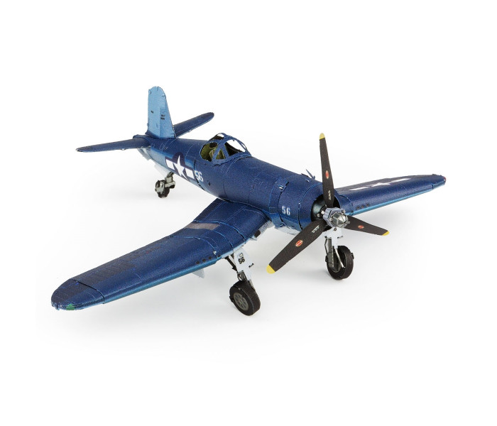 Металева збірна 3D модель F4U Corsair in color. Metal Earth (ME1030)