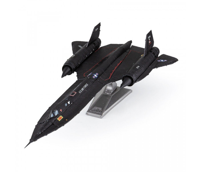 Металлическая сборная 3D модель SR-71 Blackbird in color. Metal Earth (ME1034)