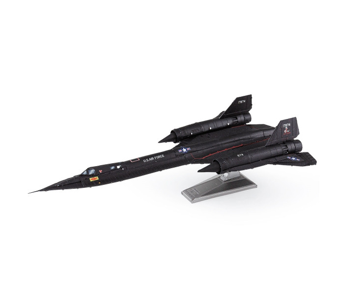 Металлическая сборная 3D модель SR-71 Blackbird in color. Metal Earth (ME1034)