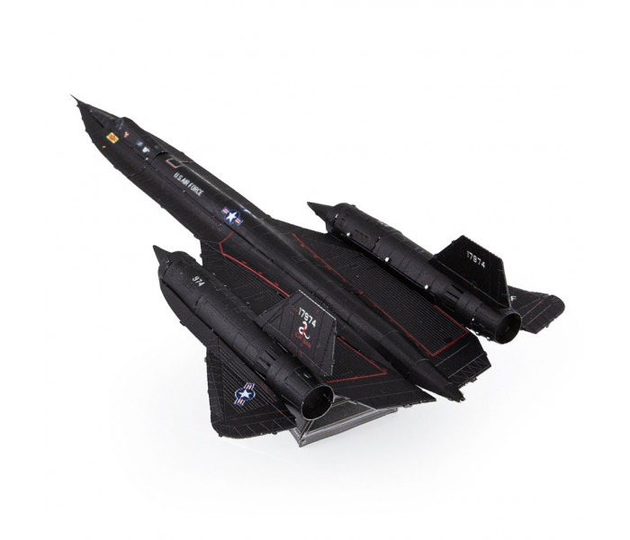 Металлическая сборная 3D модель SR-71 Blackbird in color. Metal Earth (ME1034)