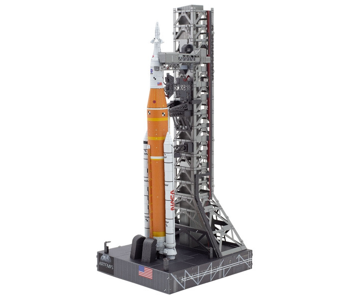 Металева збірна 3D модель Artemis Moon Rocket. Metal Earth (PS2019)